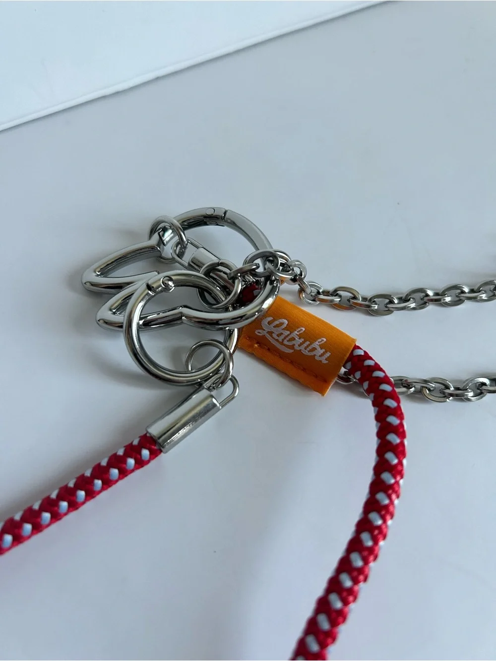 POP MART style construction lanyard